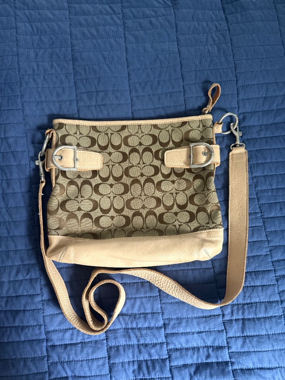 Vintage Coach messenger bag